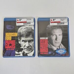 Harrison Ford‎ Jack Ryan Blu-ray Set Patriot Games Clear and Present Danger